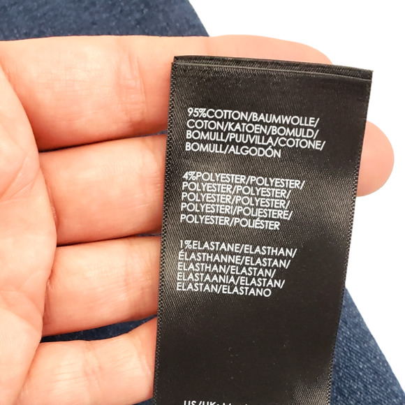 LIVERPOOL LOS ANGELES Women's Kick Flare Cropped Jeans In Millpond Blue Size 6 - Picture 9 of 11